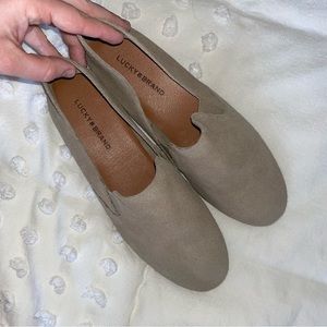 Lucky brand suede loafers